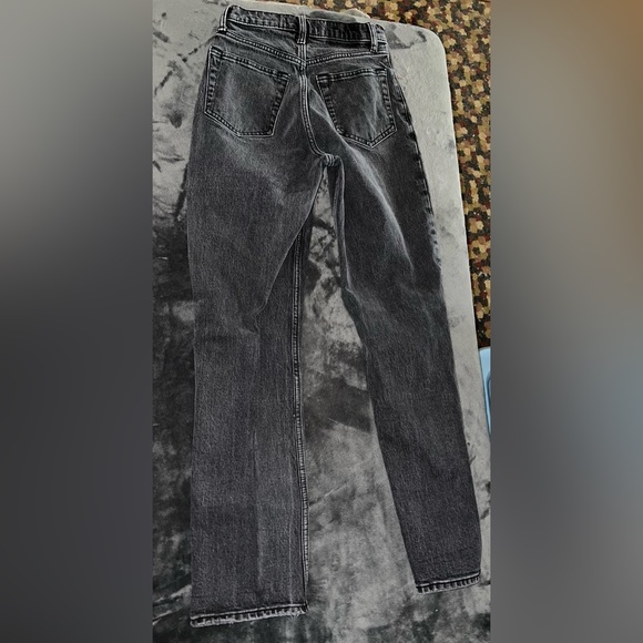 Abercrombie 90s Straight Jean Curve Love Ultra High Rise Jean Size 25 (0 Reg) - Picture 9 of 12